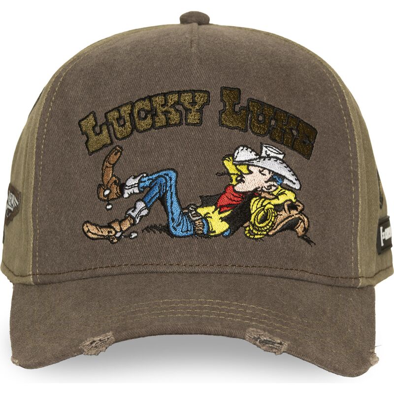 czapki-zakrzywiona-brazowy-snapback-lck4-luc-lucky-luke-capslab czapki-zakrzywiona-brazowy-snapback-lck4-luc-lucky-luke-capslab
