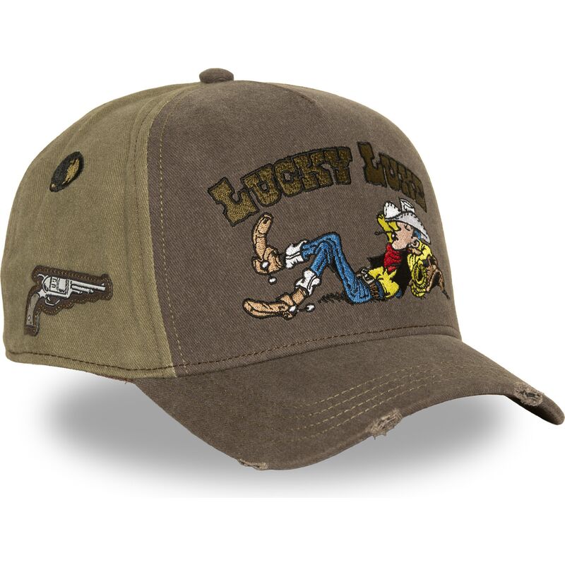 czapki-zakrzywiona-brazowy-snapback-lck4-luc-lucky-luke-capslab czapki-zakrzywiona-brazowy-snapback-lck4-luc-lucky-luke-capslab
