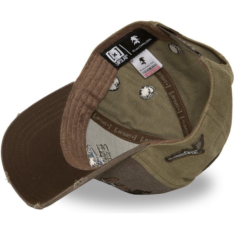 czapki-zakrzywiona-brazowy-snapback-lck4-luc-lucky-luke-capslab czapki-zakrzywiona-brazowy-snapback-lck4-luc-lucky-luke-capslab