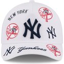 czapki-zakrzywiona-bialy-snapback-9forty-m-crown-a-frame-all-over-new-york-yankees-mlb-new-era