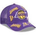 czapki-zakrzywiona-fioletowy-snapback-9forty-m-crown-a-frame-all-over-los-angeles-lakers-nba-new-era