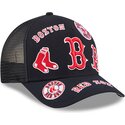czapki-zakrzywiona-granatowy-snapback-9forty-m-crown-a-frame-all-over-boston-red-sox-mlb-new-era