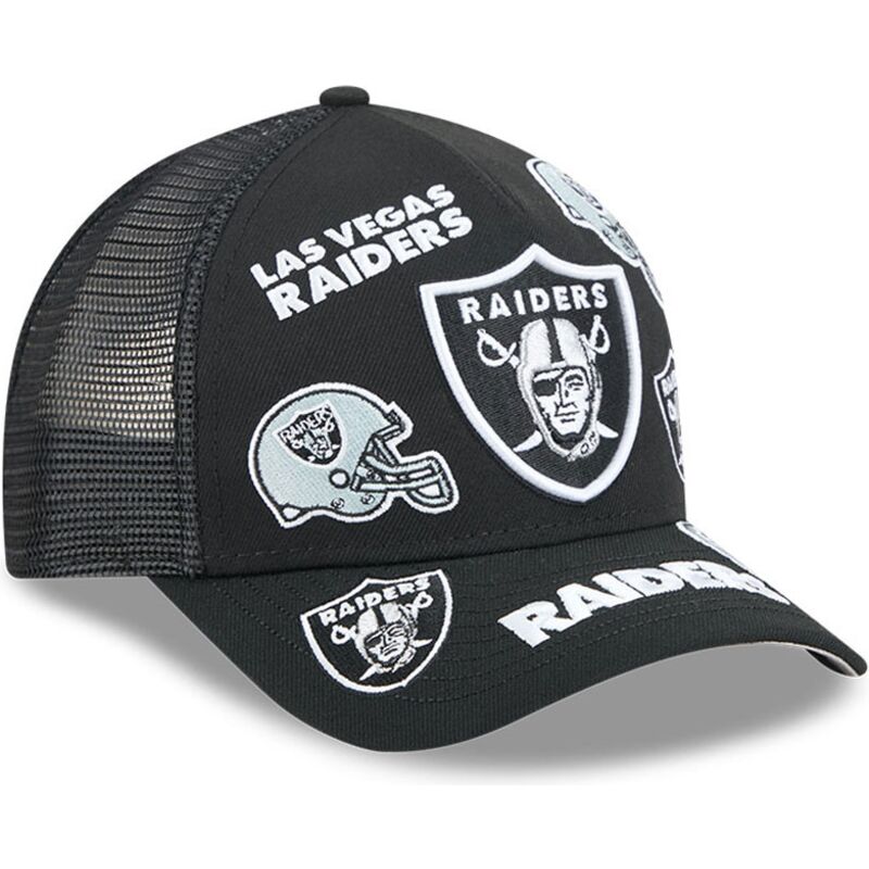 czapki-zakrzywiona-czarny-snapback-9forty-m-crown-a-frame-all-over-las-vegas-raiders-nfl-new-era