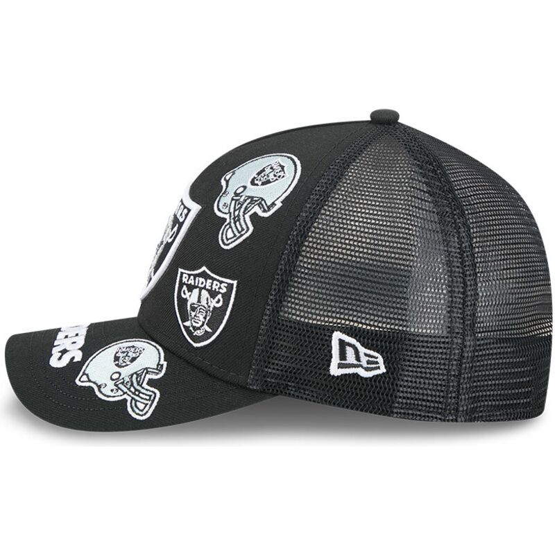 czapki-zakrzywiona-czarny-snapback-9forty-m-crown-a-frame-all-over-las-vegas-raiders-nfl-new-era