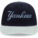 czapki-zakrzywiona-granatowy-snapback-9fifty-9fifity-two-tone-cord-new-york-yankees-mlb-new-era