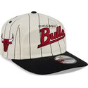 czapki-zakrzywiona-bezowy-snapback-19twenty-pinstripe-chicago-bulls-nba-new-era