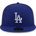 czapki-plaska-niebieski-dopasowany-59fifty-rhinstone-badge-los-angeles-dodgers-mlb-new-era