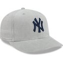 czapki-zakrzywiona-szary-dopasowany-59fifty-cord-new-york-yankees-mlb-new-era