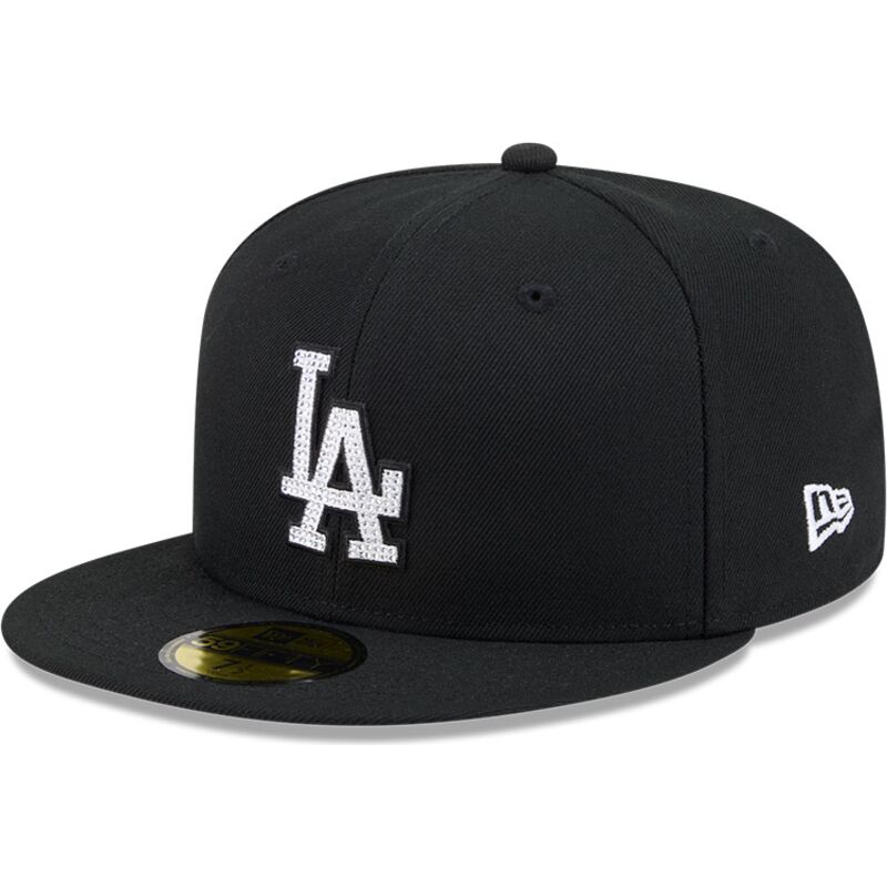 czapki-plaska-czarny-dopasowany-59fifty-rhinestone-los-angeles-dodgers-mlb-new-era czapki-plaska-czarny-dopasowany-59fifty-rhinestone-los-angeles-dodgers-mlb-new-era