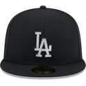 czapki-plaska-czarny-dopasowany-59fifty-rhinestone-los-angeles-dodgers-mlb-new-era