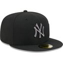 czapki-plaska-czarny-dopasowany-59fifty-side-script-new-york-yankees-mlb-new-era