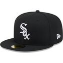 czapki-plaska-czarny-dopasowany-59fifty-rhinestone-badge-chicago-white-sox-mlb-new-era