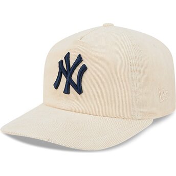 Czapki zakrzywiona beżowy taśma regulowana 19TWENTY NA Lifestyle F1 New York Yankees MLB New Era