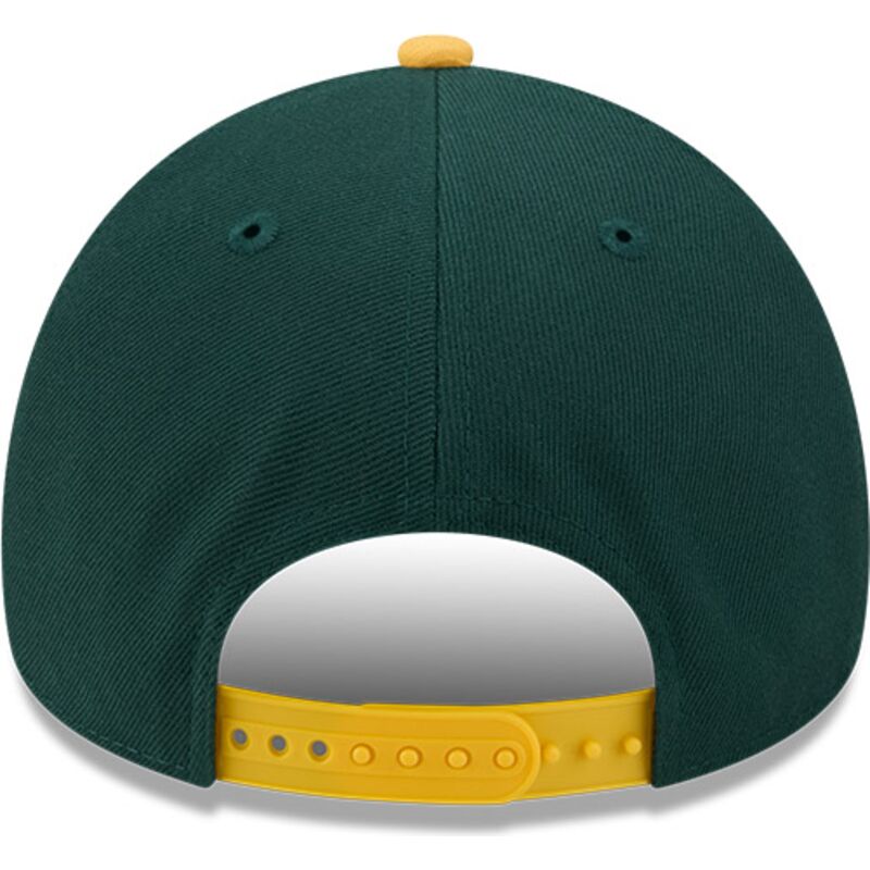 czapki-zakrzywiona-zielony-snapback-9forty-a-frame-na-lifestyle-f1-oakland-athletics-mlb-new-era