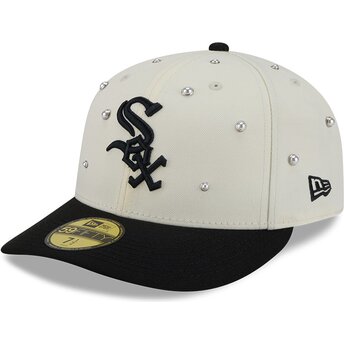 Czapki zakrzywiona beżowy dopasowany 59FIFTY Beads NA Lifestyle F1 Chicago White Sox MLB New Era