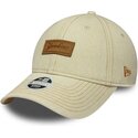 czapki-zakrzywiona-bezowy-tasma-regulowana-9twenty-denim-new-york-yankees-mlb-new-era