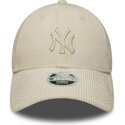 czapki-zakrzywiona-bezowy-tasma-regulowana-9forty-cord-new-york-yankees-mlb-new-era