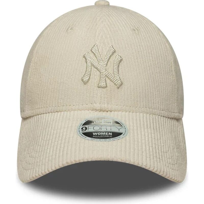 czapki-zakrzywiona-bezowy-tasma-regulowana-9forty-cord-new-york-yankees-mlb-new-era