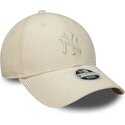 czapki-zakrzywiona-bezowy-tasma-regulowana-9forty-cord-new-york-yankees-mlb-new-era