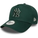czapki-zakrzywiona-zielony-snapback-e-frame-team-outline-new-york-yankees-mlb-new-era