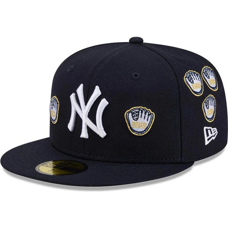 czapki-plaska-granatowy-dopasowany-59fifty-spike-lee-gloves-new-york-yankees-mlb-new-era
