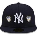 czapki-plaska-granatowy-dopasowany-59fifty-spike-lee-gloves-new-york-yankees-mlb-new-era