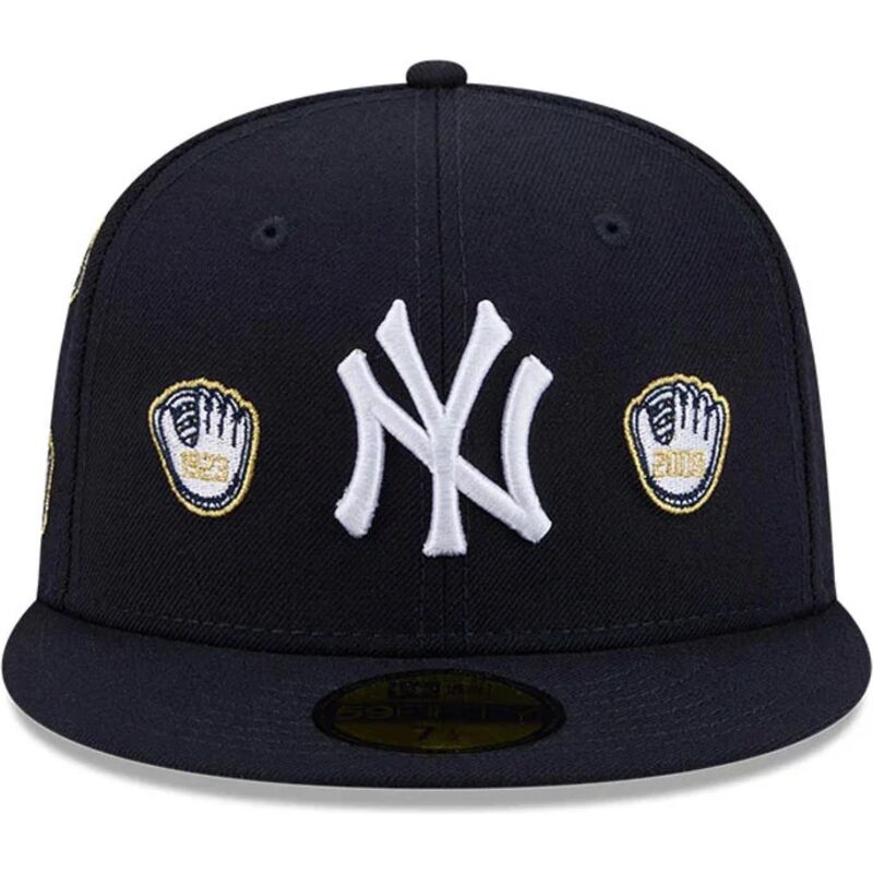 czapki-plaska-granatowy-dopasowany-59fifty-spike-lee-gloves-new-york-yankees-mlb-new-era