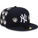 czapki-plaska-granatowy-dopasowany-59fifty-spike-lee-gloves-new-york-yankees-mlb-new-era