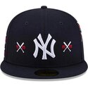 czapki-plaska-granatowy-dopasowany-59fifty-spike-lee-crossed-bats-new-york-yankees-mlb-new-era