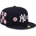 czapki-plaska-granatowy-dopasowany-59fifty-spike-lee-patches-new-york-yankees-mlb-new-era