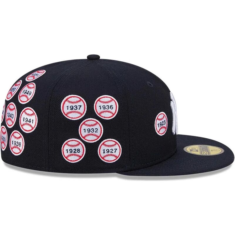 czapki-plaska-granatowy-dopasowany-59fifty-spike-lee-patches-new-york-yankees-mlb-new-era
