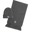 czapki-szary-bufanda-knit-set-new-york-yankees-mlb-new-era