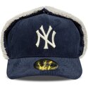 czapki-zakrzywiona-granatowy-dopasowany-59fifty-cord-dog-ear-new-york-yankees-mlb-new-era