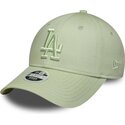 czapki-zakrzywiona-zielony-tasma-regulowana-9forty-league-essential-los-angeles-dodgers-mlb-new-era