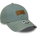 czapki-zakrzywiona-niebieski-tasma-regulowana-9twenty-denim-los-angeles-dodgers-mlb-new-era