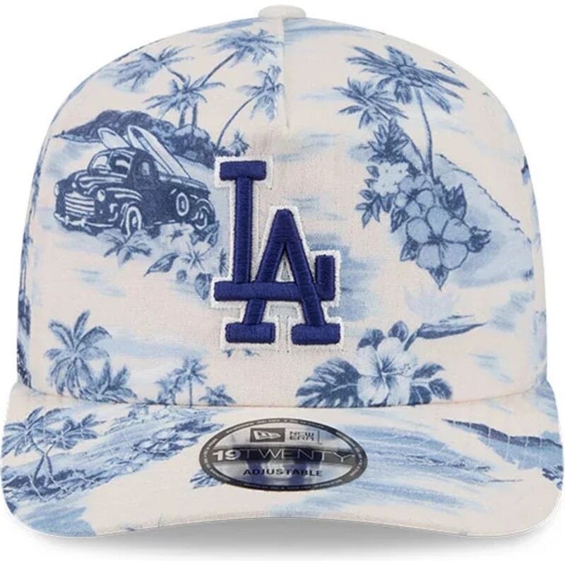 czapki-zakrzywiona-niebieski-snapback-19twenty-tropics-los-angeles-dodgers-mlb-new-era