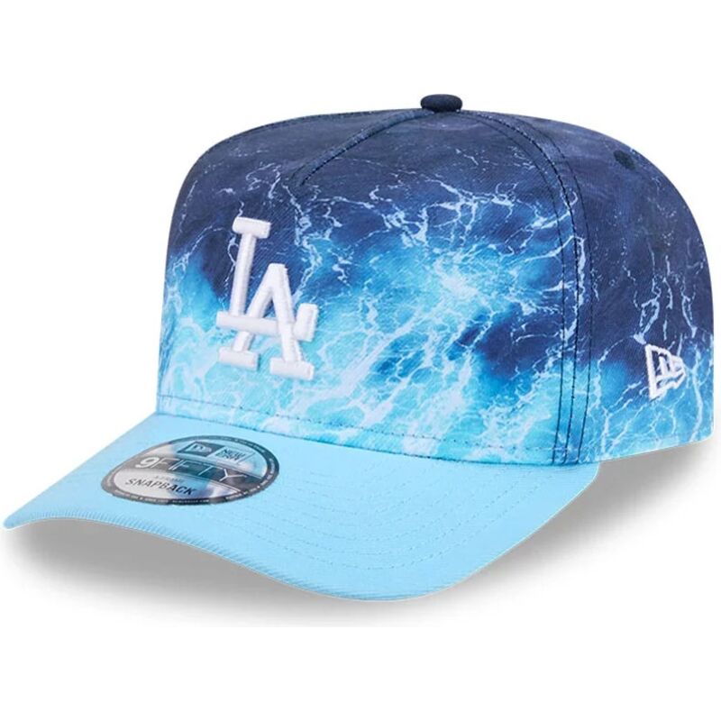czapki-zakrzywiona-niebieski-snapback-9fifty-a-frame-deep-water-los-angeles-dodgers-mlb-new-era
