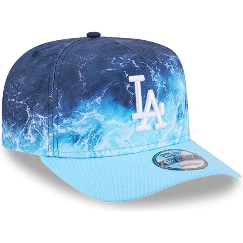 czapki-zakrzywiona-niebieski-snapback-9fifty-a-frame-deep-water-los-angeles-dodgers-mlb-new-era