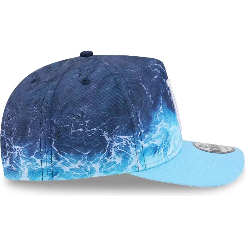 czapki-zakrzywiona-niebieski-snapback-9fifty-a-frame-deep-water-los-angeles-dodgers-mlb-new-era