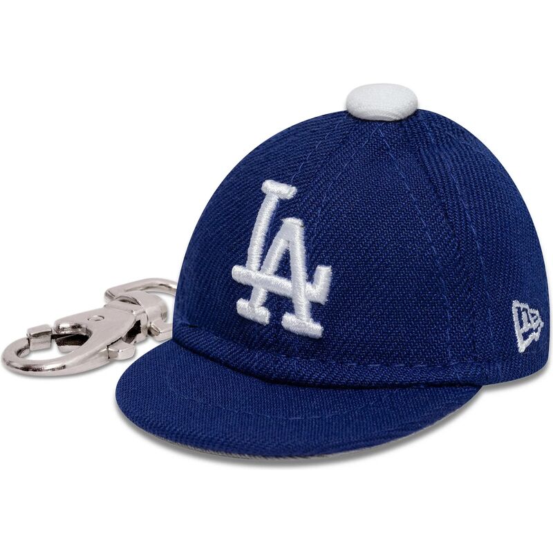 akcesoria-niebieski-llavero-mini-cap-keychain-los-angeles-dodgers-mlb-new-era