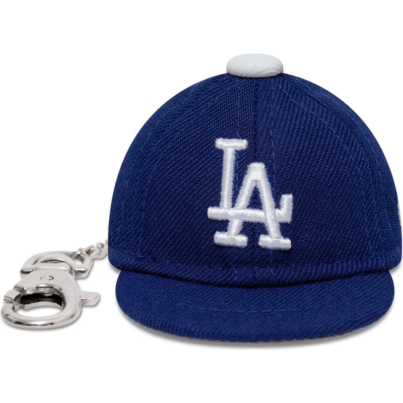 akcesoria-niebieski-llavero-mini-cap-keychain-los-angeles-dodgers-mlb-new-era