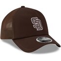 czapki-zakrzywiona-brazowy-snapback-9forty-apex-batting-practice-san-diego-padres-mlb-new-era