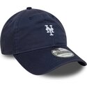 czapki-zakrzywiona-granatowy-tasma-regulowana-9twenty-washed-mini-new-york-mets-mlb-new-era