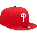 czapki-plaska-czerwony-dopasowany-59fifty-ac-perf-philadelphia-phillies-mlb-new-era