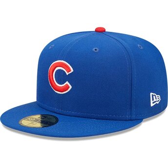 Czapki płaska niebieski dopasowany 59FIFTY AC Perf Chicago Cubs MLB New Era