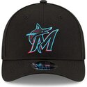 czapki-zakrzywiona-czarny-snapback-9forty-m-crown-player-replica-miami-marlins-mlb-new-era