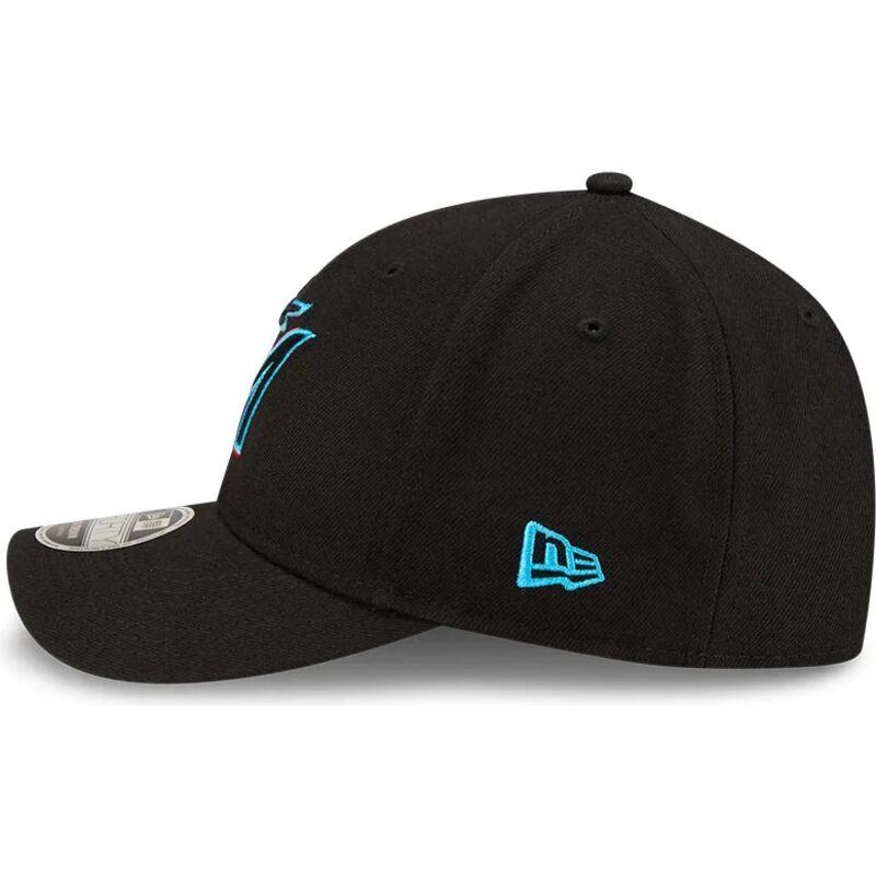 czapki-zakrzywiona-czarny-snapback-9forty-m-crown-player-replica-miami-marlins-mlb-new-era