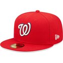 czapki-plaska-czerwony-dopasowany-59fifty-ac-perf-washington-nationals-mlb-new-era