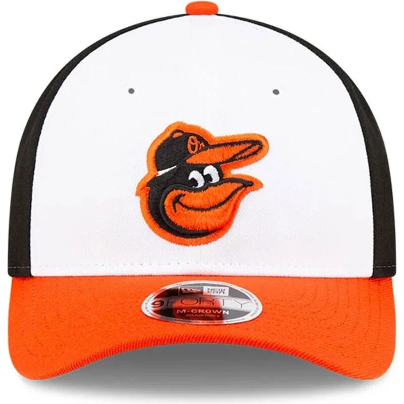 czapki-zakrzywiona-pomaranczowy-snapback-9forty-m-crown-player-replica-baltimore-orioles-mlb-new-era