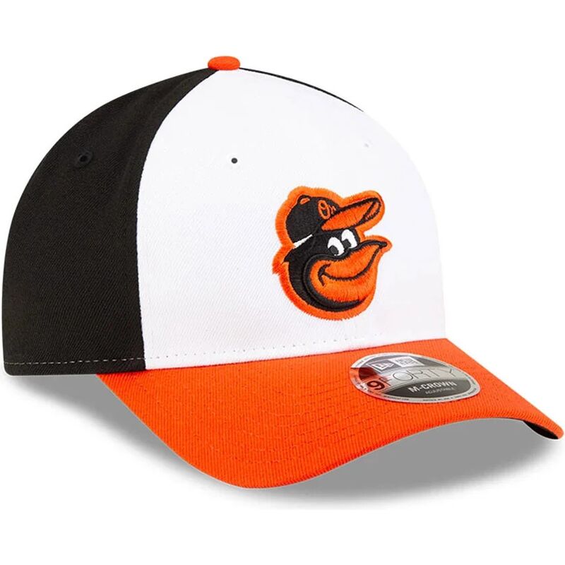 czapki-zakrzywiona-pomaranczowy-snapback-9forty-m-crown-player-replica-baltimore-orioles-mlb-new-era
